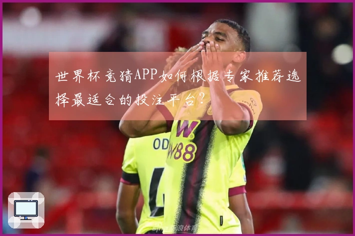 世界杯竞猜APP如何根据专家推荐选择最适合的投注平台？