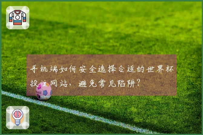 手机端如何安全选择合适的世界杯投注网站，避免常见陷阱？